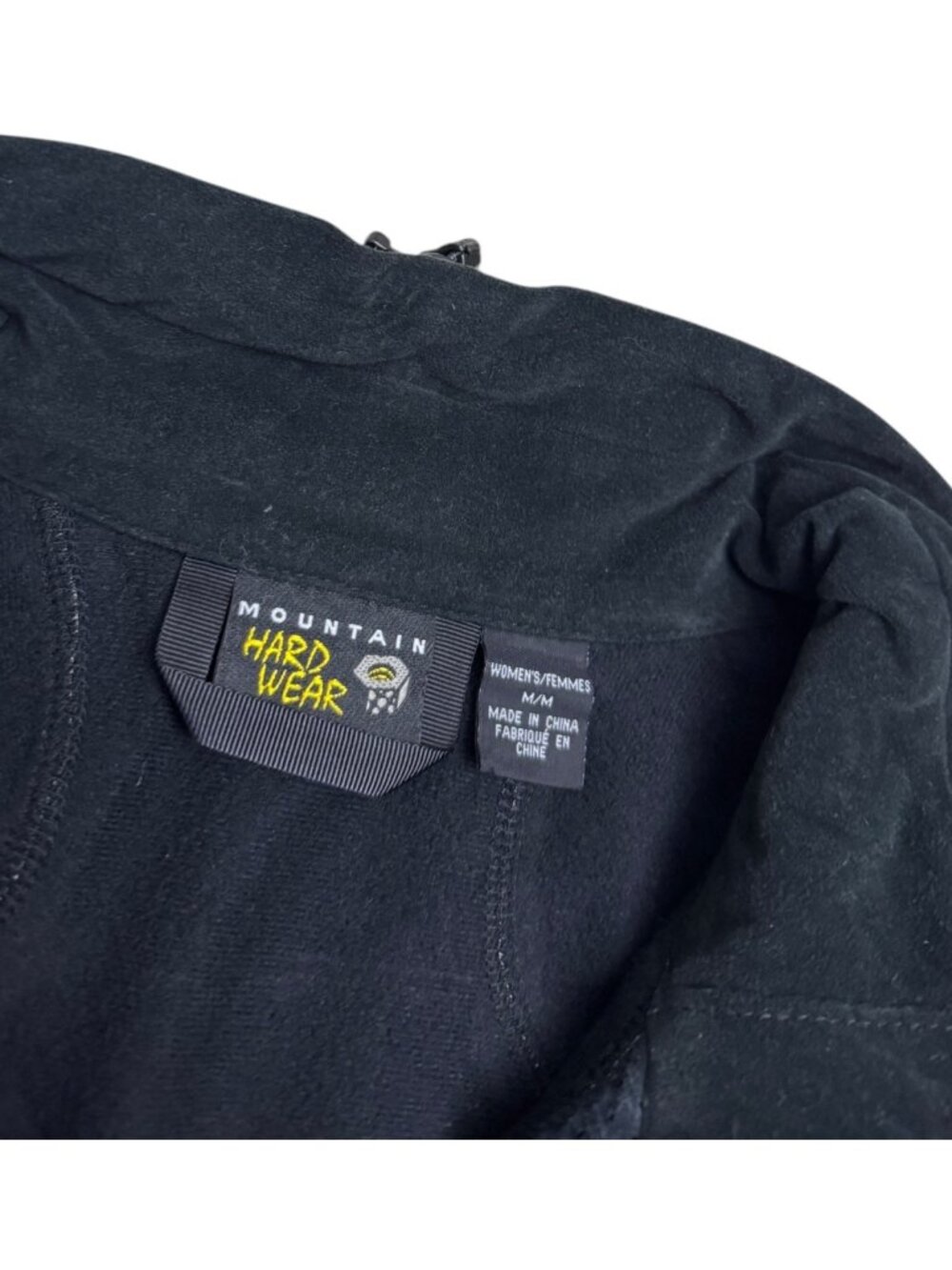 MOUNTAIN HARDWEAR Softshell Black Windbreaker Outdoor Jacket Womens Medium - Picture 7 of 8